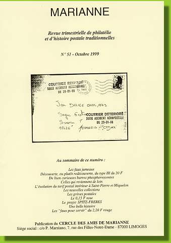 Marianne Octobre 1999