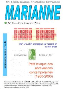 Couverture du bulletin n65